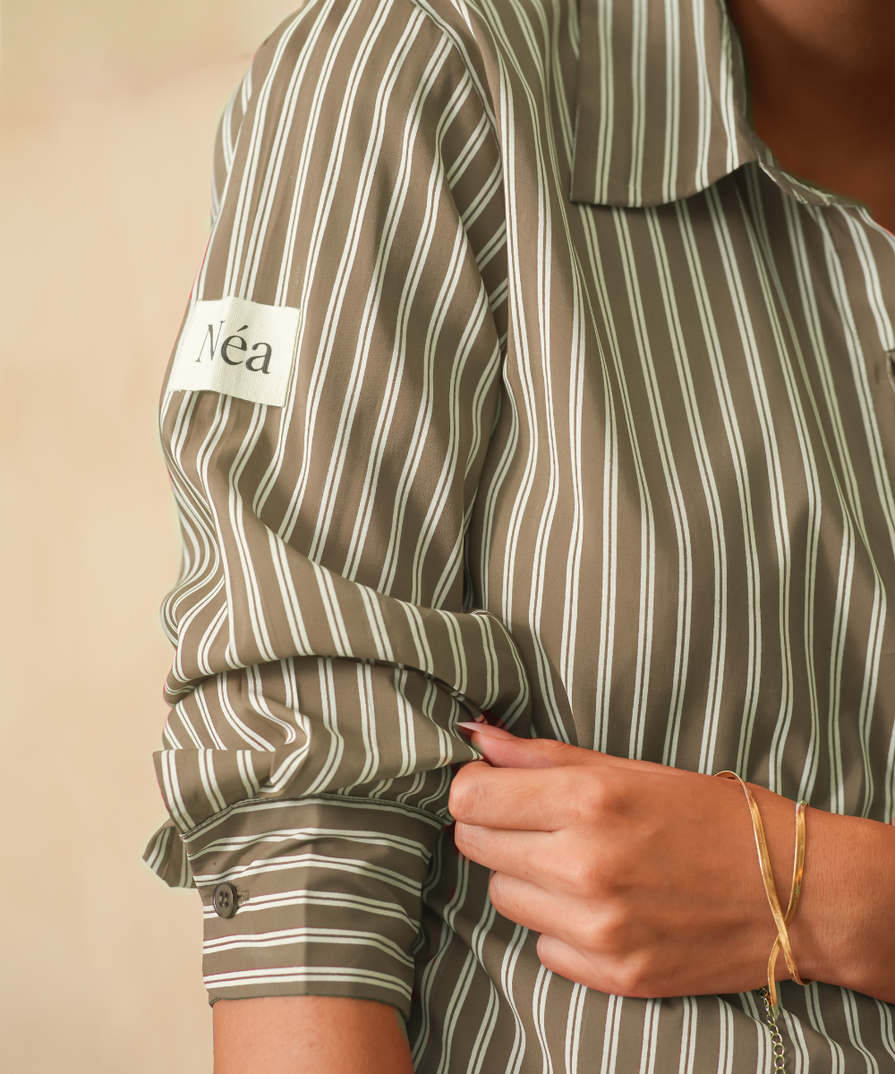 Coffee and Stripes Set