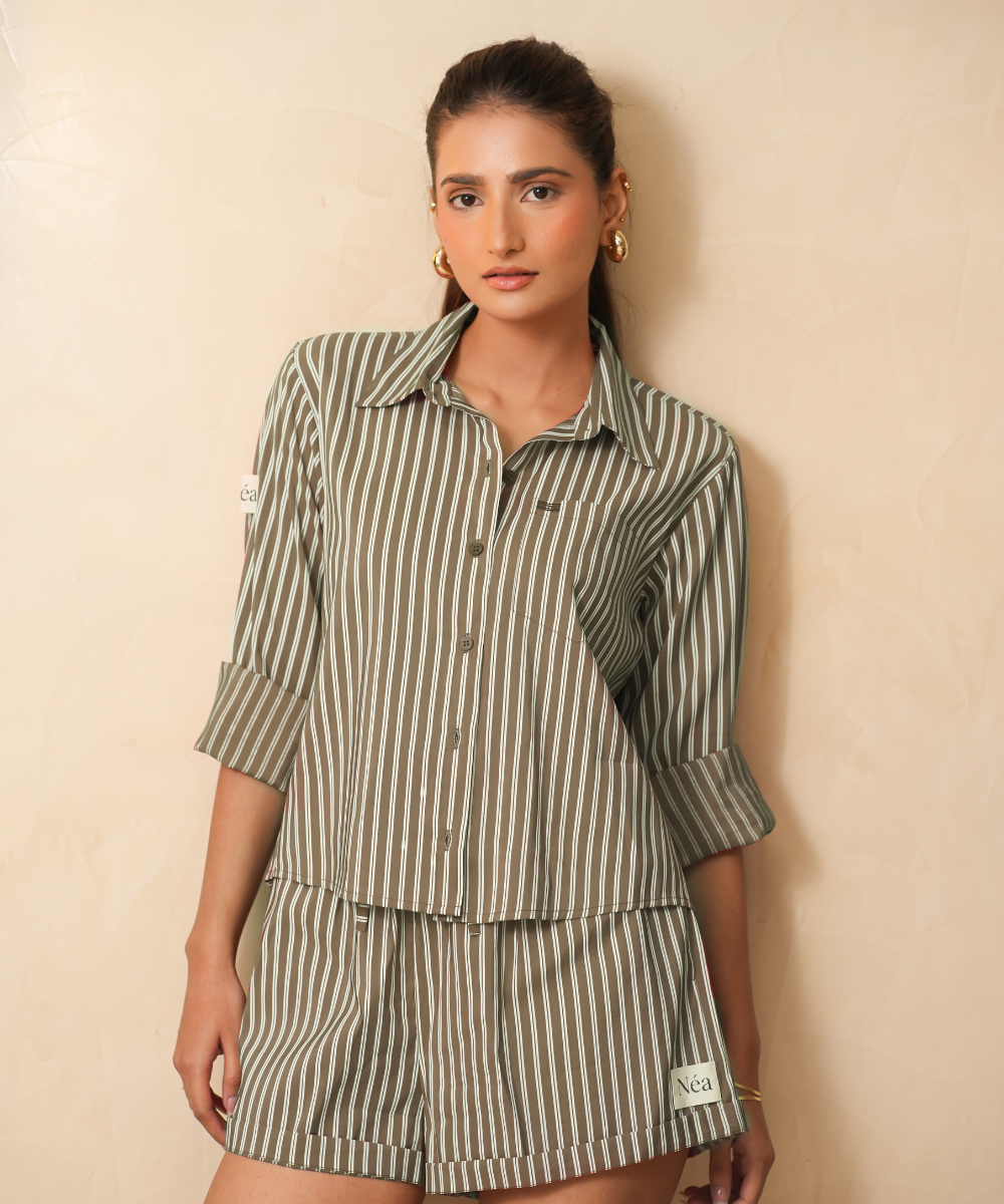 Coffee and Stripes Set